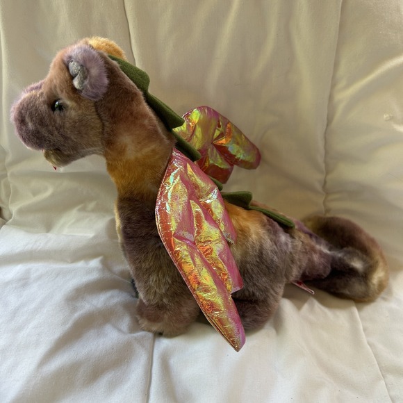 Ty Other - Vintage Ty Beanie Buddy Scorch The‎ Dragon 1999 14" Multi Plush Stuffed Toy